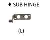 Asus NR2202RX-1A SUB HINGE L für Asus ROG Zephyrus Duo 16 GX650RM