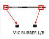 Asus GA402XY MIC RUBBER L für Asus ROG Zephyrus G14 GA402NV