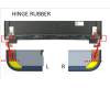 Asus GV302NF HINGE RUBBER R für Asus GV302VI