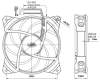 Asus GA35DX SYS FAN 12025 ARGB für Asus ROG Strix GT35 GT35CZ