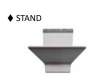 Asus M3700WUA STAND BLACK für Asus M3700WUAT