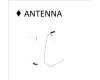 Asus L2402 WIFI AUX ANTENNA für Asus L2402CYA