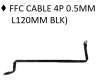 Asus FFC CABLE 4P 0.5MM L120MM BLK für Asus FX516PC