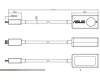 Asus B9 MICRO HDMI TO RJ45 CABLE für Asus ExpertBook B5 Flip B5302FEA
