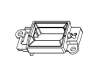 Asus GX701GX WHEEL RECESS ASSY für Asus ROG Zephyrus S GX701GW