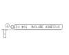 Asus GX701GX LIGHT GUIDE RUBBER für Asus ROG Zephyrus S17 GX701LV