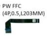 Asus GA402RK PW FFC 4P,0.5MM,L203MM für Asus ROG Zephyrus G14 GA402NV