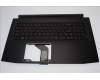 Acer Gehäuseoberseite aus Aluminium, Schwarz, 1050, mit Tastatur, US-International, Hintergrundbeleuchtet für Acer Predator Helios 300 (G3-572)