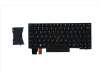 Lenovo Notebook-Tastatur COMO SK LTN, mit Hintergrundbeleuchtung, Schwarz, US-Layout für Lenovo ThinkPad X390 (20SD/20SC)