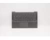 Lenovo Gehäuseoberseite C81YM Aluminium Schwarz mit Fingerabdrucksensor mit Tastaturbeleuchtung Deutsch für Lenovo IdeaPad 5-14ARE05 (81YM)