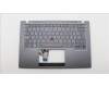 Lenovo MECH_ASM KBDW/C FRA BKLT(CHY) UK GY für Lenovo ThinkPad T14s Gen 2 (20WM/20WN)