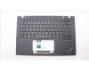 Lenovo MECH_ASM KBD/C FRA BKLT (SUN) UKBK für Lenovo ThinkPad T14s Gen 2 (20WM/20WN)