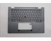 Lenovo MECH_ASM BL KB GY EURO ENG LTN für Lenovo ThinkPad X13 2-in-1 Gen 5 (21LW/21LX)