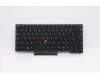Lenovo Tastatur CMFL-CS20 Schwarz, mit Hintergrundbeleuchtung CHY 058 Französisch für Lenovo ThinkPad P14s Gen 1 (20Y1/20Y2)