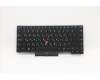 Lenovo Tastatur CMFL-CS20 Schwarz, mit Hintergrundbeleuchtung CHY Hebräisch für Lenovo ThinkPad P14s Gen 1 (20Y1/20Y2)