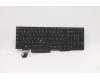 Lenovo Notebook Tastatur CMNM-CS20, Schwarz, ohne Hintergrundbeleuchtung, LTN, Französisch für Lenovo ThinkPad P15s Gen 2 (20W6/20W7)