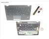 Fujitsu UPPER ASSY INCL. KB ITALIAN W/FP(TBT) für Fujitsu LifeBook U9311