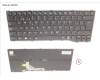 Fujitsu KEYBOARD BLACK W/ BL SPAIN für Fujitsu LifeBook E5412