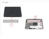 Fujitsu LCD BACK COVER W/ SIM ICON für Fujitsu Stylistic Q7312
