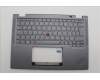 Lenovo MECH_ASM KBD W C UKE BKLT CHY WW UK GY für Lenovo ThinkPad X13 Yoga Gen 4 (21F2/21F3)