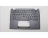 Lenovo MECH_ASM KBD W C FRA BKLT LTN UK GY für Lenovo ThinkPad X13 Yoga Gen 4 (21F2/21F3)