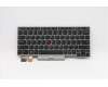 Lenovo Notebook Tastatur CMSK-CS20 Silber, mit Hintergrundbeleuchtung LTN Englisch für Lenovo ThinkPad L13 Gen 2 (21AB)
