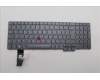 Lenovo NB_KYB CS23 NM TOP,GR-BL,LTN,FRA für Lenovo ThinkPad P16s Gen 2 (21K9)