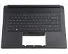 Acer Gehäuseoberseite Schwarz mit Tastatur US International für Acer ConceptD 5 (CN516-73G)