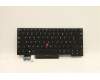 Lenovo Tastatur CMFL-CS20 Schwarz, ohne Hintergrundbeleuchtung LTN Französisch für Lenovo ThinkPad P14s Gen 1 (20Y1/20Y2)