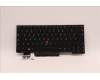Lenovo Notebook-Tastatur CMFL-CS20, Schwarz, mit Hintergrundbeleuchtung, Latin Französisch für Lenovo ThinkPad P14s Gen 1 (20Y1/20Y2)