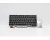 Lenovo Notebook Tastatur FRU COMO SK LTN mit Hintergrundbeleuchtung, Silber, Italienisches Layout für Lenovo ThinkPad L13 (20R3/20R4)