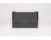 Lenovo Gehäuseoberseite C81YM, Aluminium Schwarz, mit Fingerabdruckleser, Tastatur ohne Hintergrundbeleuchtung, Italienisch Layout für Lenovo IdeaPad 5-14ARE05 (81YM)