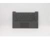 Lenovo Gehäuseoberseite C81YM, Kunststoff, Schwarz, mit Fingerabdruckleser, Tastatur beleuchtet (RUS-Layout) für Lenovo IdeaPad 5-14ARE05 (81YM)