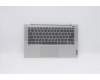 Lenovo Gehäuseoberseite C81YM, Aluminium, Silber, mit Fingerabdruckleser, Tastatur beleuchtet (ARE-Layout) für Lenovo IdeaPad 5-14ARE05 (81YM)