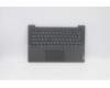 Lenovo Gehäuseoberseite C81YM, Kunststoff, Schwarz, mit Fingerabdrucksensor, Tastatur mit Hintergrundbeleuchtung, Italienisch für Lenovo IdeaPad 5-14ARE05 (81YM)
