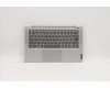 Lenovo Gehäuseoberseite C81YM, Aluminium, Silber, mit Fingerabdruckleser, Tastatur ohne Hintergrundbeleuchtung (Schwedisches Layout) für Lenovo IdeaPad 5-14ARE05 (81YM)