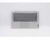 Lenovo Gehäuseoberseite C81YM, Aluminium, Silber, mit Fingerabdruckleser, Hintergrundbeleuchtete Tastatur (Französisches Layout) für Lenovo IdeaPad 5-14ARE05 (81YM)