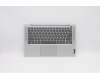 Lenovo Gehäuseoberseite C81YM Aluminium Silber mit Fingerabdrucksensor, Hintergrundbeleuchtete Tastatur, Griechisch für Lenovo IdeaPad 5-14ARE05 (81YM)