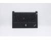 Lenovo Mechanische Baugruppe FRU Hintergrundbeleuchtete Tastatur Gehäuseoberseite mit Pointing Stick mit Fingerabdruck Schwarz Vereinigtes Königreich Belgisch für Lenovo ThinkPad E14 Gen 2 (20T7)