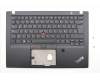 Lenovo MECH_ASM Ccov,LA SPA,BLKBD,FPR,BK,SRX für Lenovo ThinkPad T490 (20N2/20N3)