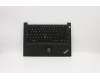 Lenovo Mechanische Baugruppe Tastatur ohne Hintergrundbeleuchtung mit C-Abdeckung Baugruppe SPA Schwarz UK für Lenovo ThinkPad E14 (20RA/20RB)