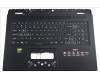 Acer Obere Abdeckung Copilot mit Tastatur US International beleuchtet Antenne für Acer Nitro 17 (AN17-42)