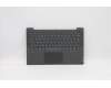 Lenovo Gehäuseoberseite C81YM, Kunststoff Schwarz, mit Fingerabdruckleser, Tastatur ohne Hintergrundbeleuchtung, Deutsch Layout für Lenovo IdeaPad 5-14ARE05 (81YM)