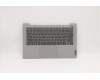 Lenovo Gehäuseoberseite C81YM, Kunststoff, Silber, mit Fingerabdruckleser, Tastatur beleuchtet (ARE-Layout) für Lenovo IdeaPad 5-14ARE05 (81YM)
