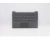 Lenovo Gehäuseoberseite C81YM, Kunststoff, Schwarz, ohne Fingerabdrucksensor, Tastatur mit Hintergrundbeleuchtung, Ukrainisch für Lenovo IdeaPad 5-14ARE05 (81YM)