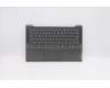Lenovo Gehäuseoberseite C81YM, Aluminium, Schwarz, mit Fingerabdrucksensor, Tastatur mit Hintergrundbeleuchtung, Britisch für Lenovo IdeaPad 5-14ARE05 (81YM)