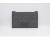 Lenovo Gehäuseoberseite C81YM, Plastik, Schwarz, ohne Fingerabdruckleser, Hintergrundbeleuchtete Tastatur (Russisches Layout) für Lenovo IdeaPad 5-14ARE05 (81YM)