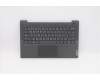 Lenovo Gehäuseoberseite C81YM Kunststoff Schwarz mit Fingerabdrucksensor, Hintergrundbeleuchtete Tastatur, Traditionell Chinesisch für Lenovo IdeaPad 5-14ARE05 (81YM)