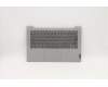 Lenovo Gehäuseoberseite C81YM Plastik Silber ohne Fingerabdrucksensor mit Tastaturbeleuchtung Deutsch für Lenovo IdeaPad 5-14ARE05 (81YM)