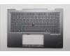 Lenovo MECH_ASM BL KB GY FPR WW EURO ENG LTN für Lenovo ThinkPad X1 2-in-1 G10 (21Q0/21Q1)